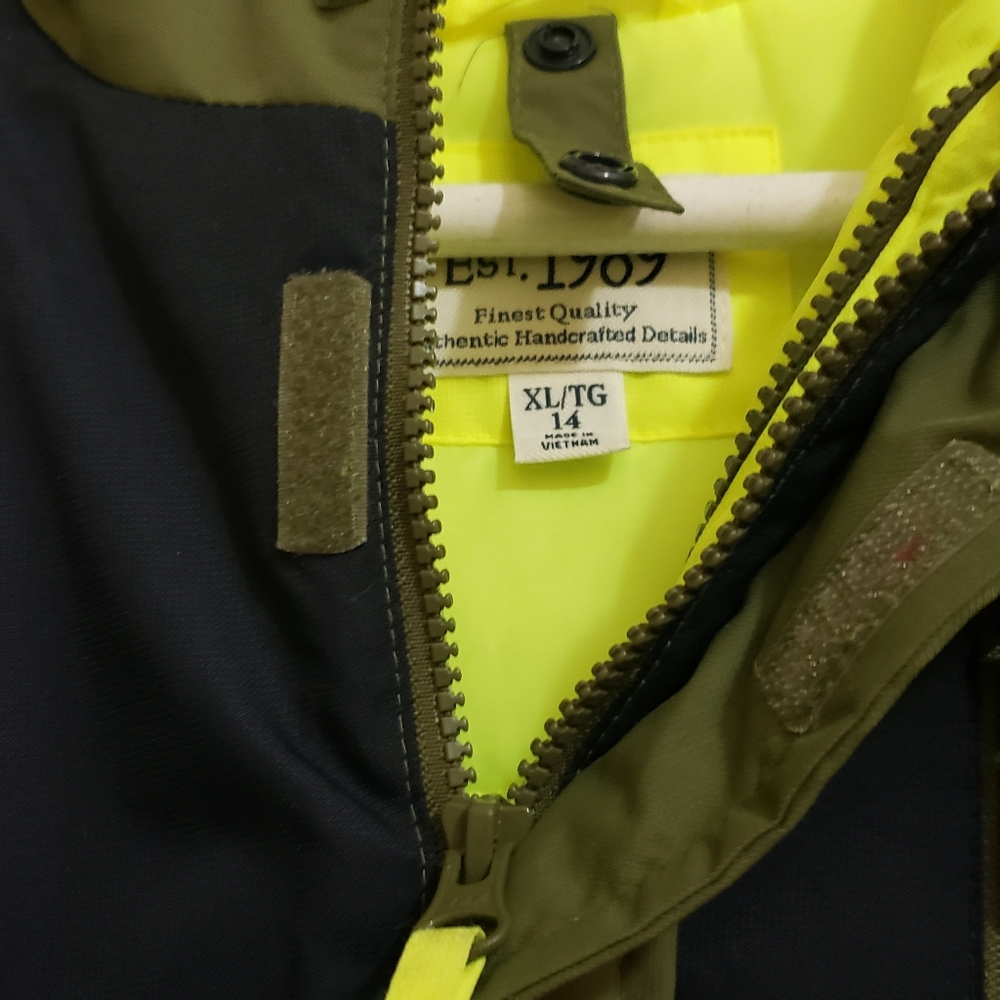 Boys coat with matching fleece jacket insert